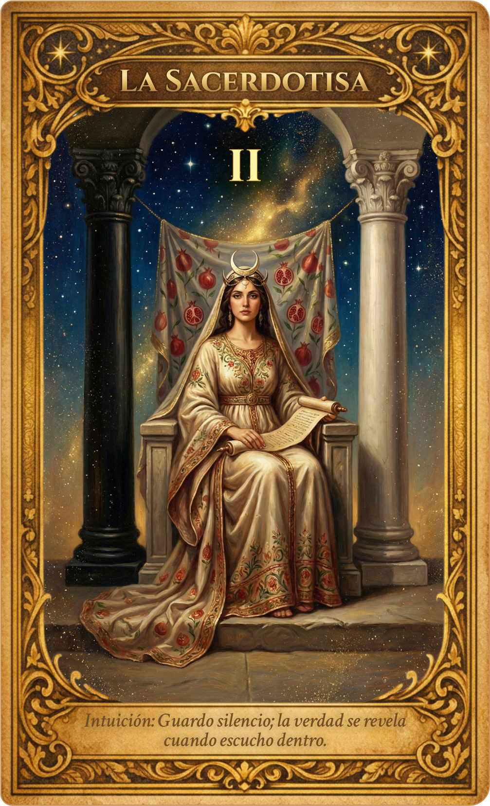 La Sacerdotisa - Tarot de Luz